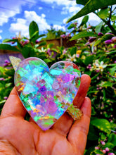 Pet Loss Grief. Memorial Resin Heart Paperweight Keepsake.Memorial Sympathy Gift with pet's ashes.Pet remembrance .Dog Cat ashes in resin.