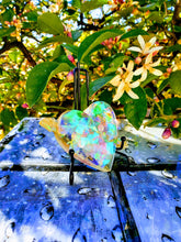 Pet Loss Grief. Memorial Resin Heart Paperweight Keepsake.Memorial Sympathy Gift with pet's ashes.Pet remembrance .Dog Cat ashes in resin.
