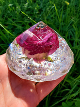 Pet Loss Grief. Memorial Resin Diamond Paperweight Keepsake.Memorial Sympathy Gift with pet's ashes.Pet remembrance .Dog Cat ashes in resin.