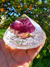 Pet Loss Grief. Memorial Resin Diamond Paperweight Keepsake.Memorial Sympathy Gift with pet's ashes.Pet remembrance .Dog Cat ashes in resin.