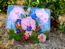 Wedding Flowers Bouquet Preservation Resin Frame. Flowers Preservation. Preserved Wedding Funeral Flowers.