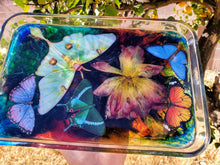 Custom Pressed Dried Wedding Flowers Bouquet Resin Tray. Preservation. Preserved Wedding Funeral Flowers. Bridal Bouquet Pressed Flowers.