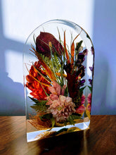 Wedding Flowers Preservation Dome Arch Resin Paperweight Keepsake Bridal memories of your wedding anniversary ,funeral