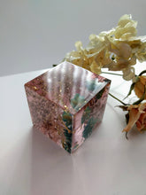 Pet Resin Paperweight Ashes Keepsake cube. Memorial Sympathy Gift with ashes in resin like glass. Pet remembrance .Dog Cat ashes in resin.