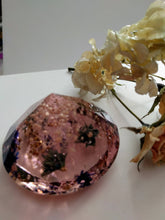 Pet Loss Grief. Memorial Resin Diamond Paperweight Keepsake.Memorial Sympathy Gift with pet's ashes.Pet remembrance .Dog Cat ashes in resin.
