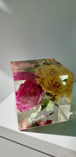 Wedding Flowers Preservation Resin Cube. Keepsake Sweet memories of your wedding, anniversary.