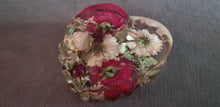 Preserved Wedding Flowers Bouquet in Large Heart Shaped Resin Paperweight Keepsake Bridal memories of your wedding, anniversary,funeral