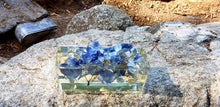 Preserved wedding Flowers in Large Resin Stone like glass Paperweight Keepsake Bridal bouquet memories of your wedding, anniversary,funeral.