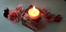 Preserved Bridal Bouquet Candle Holder Keepsake.Wedding Flowers Resin Paperweights.Wedding anniversary.