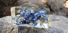 Preserved wedding Flowers in Large Resin Stone like glass Paperweight Keepsake Bridal bouquet memories of your wedding, anniversary,funeral.