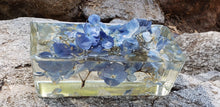 Preserved wedding Flowers in Large Resin Stone like glass Paperweight Keepsake Bridal bouquet memories of your wedding, anniversary,funeral.