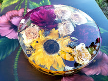 Preserving Wedding Flowers in Extra Large Resin like glass Paperweight Keepsake Bridal romantic memories of your wedding anniversary,funeral