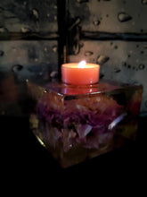 Preserved Bridal Bouquet Candle Holder Keepsake.Wedding Flowers Resin Paperweights.Wedding anniversary.