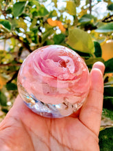Preserved wedding Flowers Resin Sphere Paperweight Keepsake. Alphabet Letters your wedding, anniversary,funeral.Set of 5.