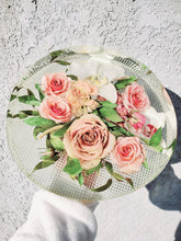 Flowers Preservation in Extra Large Resin Block like glass Paperweight Keepsake Bridal romantic memories of your wedding anniversary,funeral
