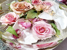 Flowers Preservation in Extra Large Resin Block like glass Paperweight Keepsake Bridal romantic memories of your wedding anniversary,funeral