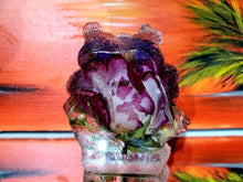 Preserved Pressed Wedding Flowers Petals in Resin Figurine Funeral Flowers Paperweight Keepsake. Bridal Bouquet. Memories