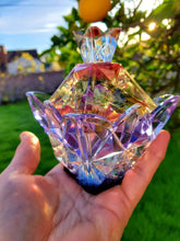 Custom Preserved Bridal Wedding Pressed Flowers Petals in Resin Trinket Box with Lid Paperweight Keepsake memories of your wedding,funeral.
