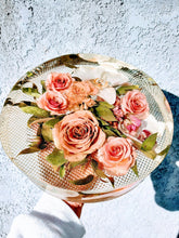 Flowers Preservation in Extra Large Resin Block like glass Paperweight Keepsake Bridal romantic memories of your wedding anniversary,funeral