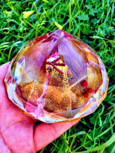 Pet Loss Grief. Memorial Resin Diamond Paperweight Keepsake.Memorial Sympathy Gift with pet's ashes.Pet remembrance .Dog Cat ashes in resin.