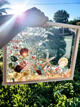 Preserved wedding Flowers in Seashell Resin Wall Art Frame Keepsake Sweet memories of your wedding, anniversary. Beach Wedding Bridal .