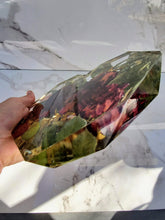 Flower Preservation. Resin block. Resin Heart Paperweight Keepsake Bridal romantic memories of your wedding, anniversary, funeral