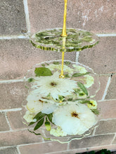 Preserved Pressed Wedding Flowers Bouquet in Resin Cake Stand Paperweight Keepsake.Preserved Bridal Bouquet.Pressed Flowers Keepsake,