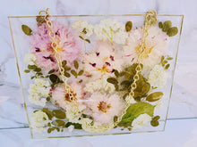 Custom Pressed Wedding Flowers Bouquet Resin Frame. Flowers Preservation. Preserved Wedding Funeral Flowers. Pressed Flowers Hanging Frame.