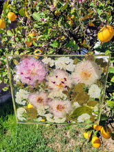 Custom Pressed Wedding Flowers Bouquet Resin Frame. Flowers Preservation. Preserved Wedding Funeral Flowers. Pressed Flowers Hanging Frame.