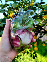 Custom Large Anatomical Human Heart Resin Preserved Flowers Paperweight Keepsake. Preserved Flowers. Flowers Keepsake. Heart Paperweight.