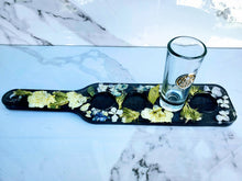 Preserved Pressed Wedding Flowers Bouquet in Shot Glass Serving Tray Paperweight Keepsake. Preserved Bridal Bouquet. Pressed Flowers