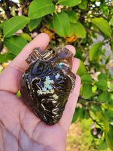 Pet Loss Grief. Memorial Resin Heart Paperweight Keepsake.Memorial Sympathy Gift with pet's ashes.Pet remembrance .Dog Cat ashes in resin.