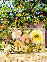 Custom Pressed Wedding Flowers Bouquet Resin Frame. Flowers Preservation. Preserved Wedding Funeral Flowers. Pressed Flowers Hanging Frame.