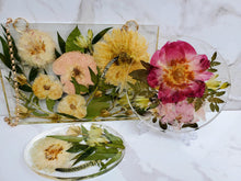 Pressed Dried Wedding Flowers Bouquet Resin Frame. Flowers Preservation. Preserved Wedding Funeral Flowers. Set of 3 Pressed Flowers Frames.