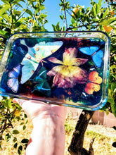 Custom Pressed Dried Wedding Flowers Bouquet Resin Tray. Preservation. Preserved Wedding Funeral Flowers. Bridal Bouquet Pressed Flowers.