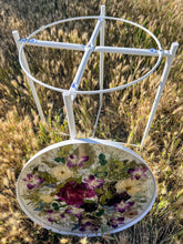 Custom Pressed Wedding Flowers Bridal Bouquet. Pressed flowers art serving tray/ side table