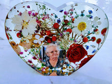 Flower Preservation. Resin Block like glass Paperweight Keepsake Bridal romantic memories of your wedding anniversary ,funeral