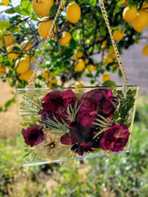 Custom Pressed Dried Wedding Bouquet Resin Frame. Flowers Preservation. Preserved Wedding Funeral Flowers. Pressed Flowers Hanging Frame.