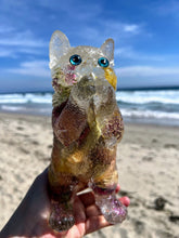 Pet Ashes Cat Dog Memorial Urn from Pet Ashes Memorial Flowers Pet Cremains Fur Custom Keepsake. Cat Dog ashes Urn. Cat Kitty Figurine Urn.