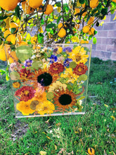 Pressed Dried Wedding Flowers Bouquet Resin Frame. Flowers Preservation. Preserved Wedding Funeral Flowers. Pressed Flowers Hanging Frame.