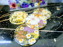 Wedding Flowers Preservation Coasters. Funeral flowers Preservation Resin Coaster Set.