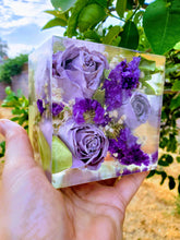 Wedding Flowers Preservation Resin cube paperweights .Funeral Memorial service flowers preservation. Bridal bouquet preservation.