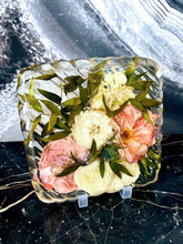 Wedding flower bouquet preservation, Nanette's (ID) favorite flower paperweight keepsake, funeral flower preservation.