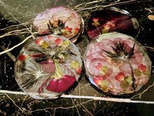 Wedding Flowers Preservation Coasters. Funeral flowers Preservation Resin Coaster Set.