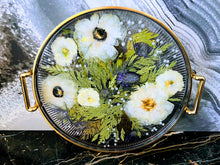 Wedding Bridal Flowers Preservation. Pressed Bouquet Resin Tray Paperweight Organizer. Preserved Bridal Bouquet. Pressed Flowers tray