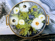Wedding Bridal Flowers Preservation. Pressed Bouquet Resin Tray Paperweight Organizer. Preserved Bridal Bouquet. Pressed Flowers tray