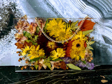 Bridal Bouquet Preservation Resin Frame. Wedding Funeral Pressed Flowers Frame.