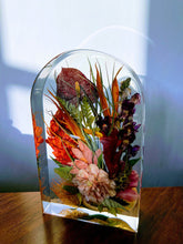 Wedding Flowers Preservation Dome Arch Resin Paperweight Keepsake Bridal memories of your wedding anniversary ,funeral