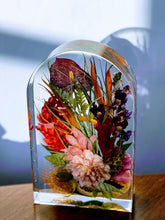 Wedding Flowers Preservation Dome Arch Resin Paperweight Keepsake Bridal memories of your wedding anniversary ,funeral