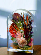 Wedding Flowers Preservation Dome Arch Resin Paperweight Keepsake Bridal memories of your wedding anniversary ,funeral